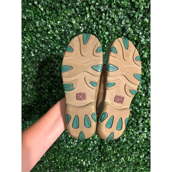 Twisted X Bomber and Turquoise Serrated Moc Sz 6 - Picture 4 of 7